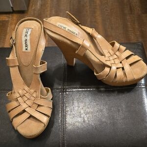 Steve Madden Tan Heeled Sandals